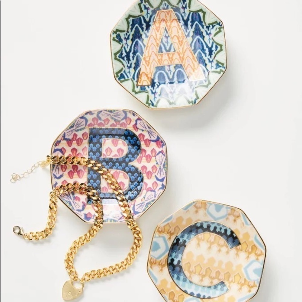 New! Monogram Trinket Dish